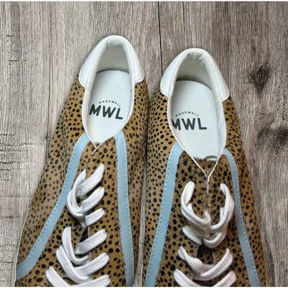 Madewell‎ low top leopard print sneakers. Women’s size 9. Men’s size 7.5 - Picture 3 of 5